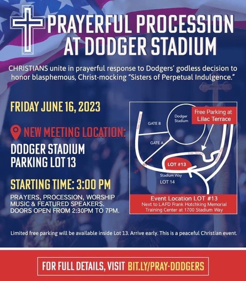 Prayer Procession to Dodger Stadium (Fri. June 16, 2023)